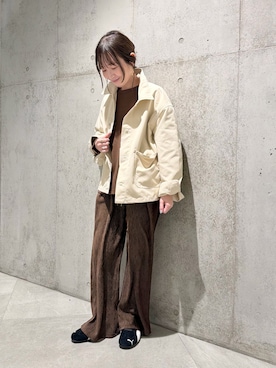 香織さん（レディース・154cm）の冬コーディネート