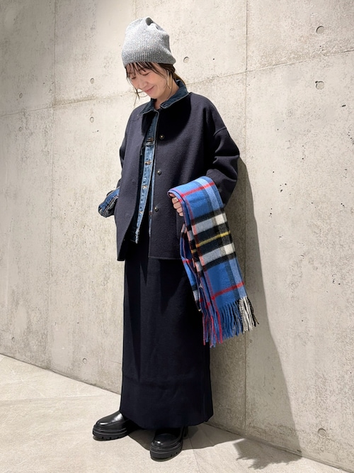 セール】『WEB限定』『毛玉防止』ミラノリブIラインニットスカート