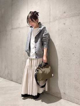 「URBAN RESEARCH Sonny Label（アーバンリサーチサニーレーベル）のアイテム（バッグ）」を使った、香織さん（レディース・154cm）の秋コーディネート