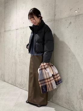 香織さん（レディース・154cm）の冬コーディネート