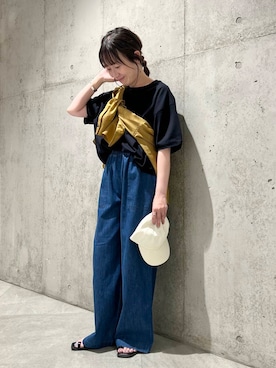 香織さん（レディース・154cm）の夏コーディネート