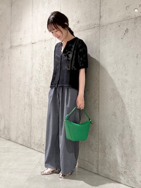 「SonnyLabel」｜香織さん（レディース・154cm）の夏コーディネート