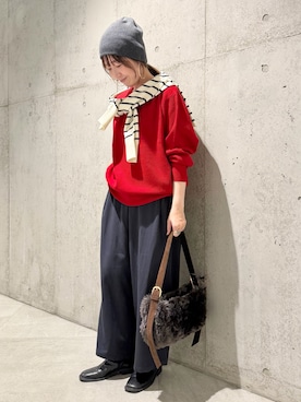 「URBAN RESEARCH DOORS(アーバンリサーチドアーズ)のアイテム」を使った、香織さん(レディース・154cm)の秋コーディネート