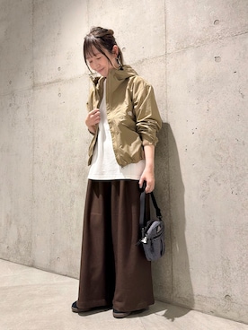 「GOOD ROCK SPEED（グッドロックスピード）のアイテム」を使った、香織さん（レディース・154cm）の冬コーディネート