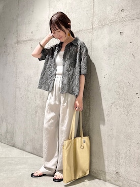 香織さん（レディース・154cm）の夏コーディネート