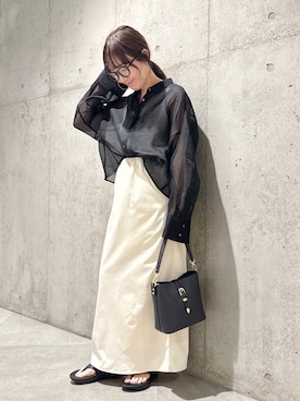 香織さん(レディース・154cm)の春コーディネート