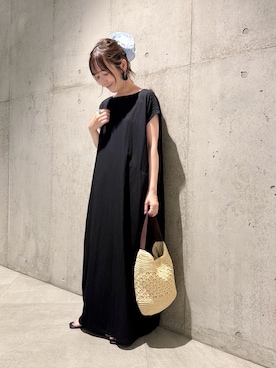 「URBAN RESEARCH Sonny Label（アーバンリサーチサニーレーベル）のアイテム」を使った、香織さん（レディース・154cm）の夏コーディネート