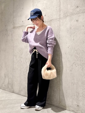 香織さん（レディース・154cm）の冬コーディネート