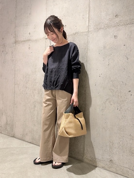 「URBAN RESEARCH Sonny Label（アーバンリサーチサニーレーベル）のアイテム」を使った、香織さん（レディース・154cm）の春コーディネート