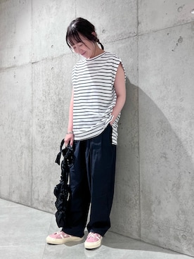 香織さん（レディース・154cm）の夏コーディネート