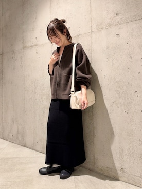 「URBAN RESEARCH Sonny Label（アーバンリサーチサニーレーベル）のアイテム（バッグ）」を使った、香織さん（レディース・154cm）の秋コーディネート