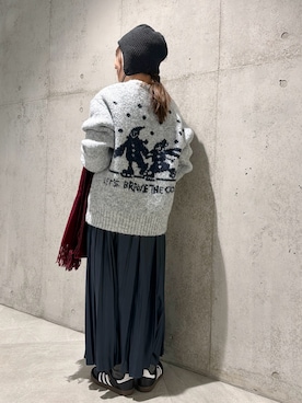 「URBAN RESEARCH Sonny Label（アーバンリサーチサニーレーベル）のアイテム」を使った、香織さん（レディース・154cm）の冬コーディネート