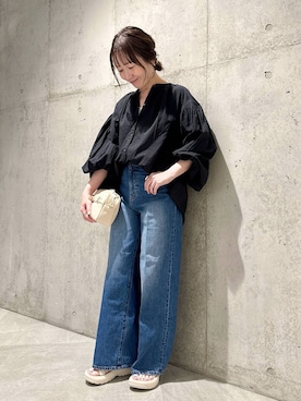 香織さん(レディース・154cm)の春コーディネート