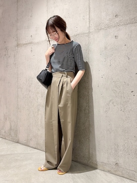 「URBAN RESEARCH Sonny Label（アーバンリサーチサニーレーベル）のアイテム」を使った、香織さん（レディース・154cm）の春コーディネート
