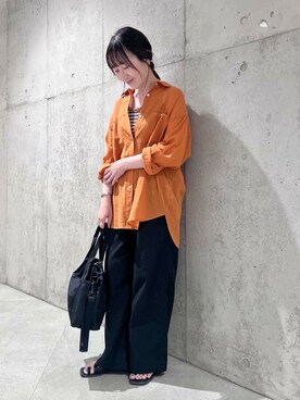 香織さん（レディース・154cm）の夏コーディネート