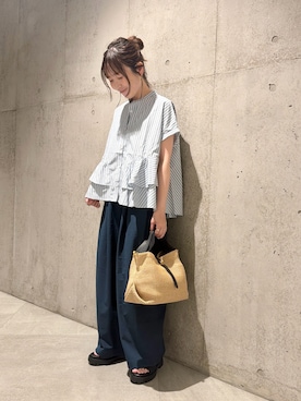香織さん(レディース・154cm)の春コーディネート