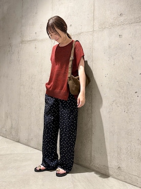「URBAN RESEARCH Sonny Label（アーバンリサーチサニーレーベル）のアイテム（バッグ）」を使った、香織さん（レディース・154cm）の夏コーディネート