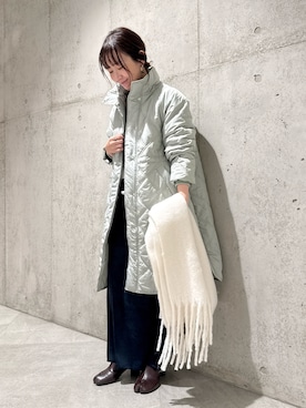 「URBAN RESEARCH Sonny Label（アーバンリサーチサニーレーベル）のアイテム（その他アウター）」を使った、香織さん（レディース・154cm）の秋コーディネート