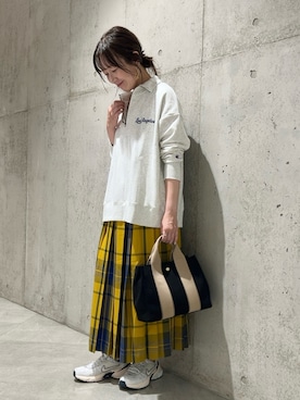 「URBAN RESEARCH Sonny Label（アーバンリサーチサニーレーベル）のアイテム」を使った、香織さん（レディース・154cm）の秋コーディネート