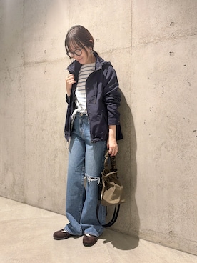 「URBAN RESEARCH Sonny Label（アーバンリサーチサニーレーベル）のアイテム（パンツ）」を使った、香織さん（レディース・154cm）の春コーディネート