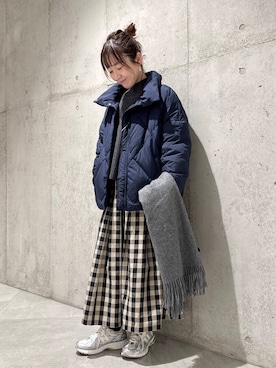 香織さん（レディース・154cm）の冬コーディネート