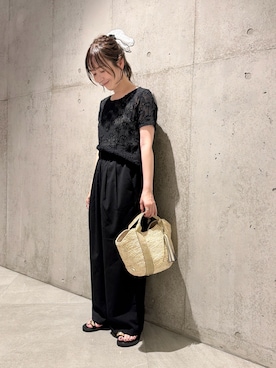 香織さん(レディース・154cm)の夏コーディネート