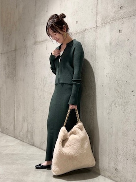 「アーバンリサーチ」｜香織さん（レディース・154cm）の秋コーディネート