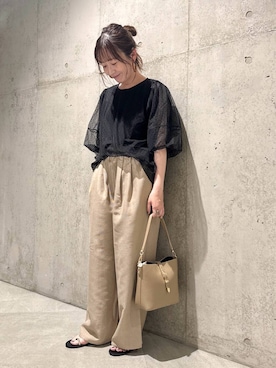 「SonnyLabel」｜香織さん（レディース・154cm）の夏コーディネート