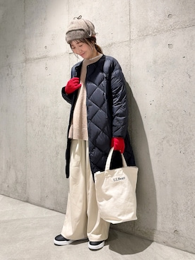 香織さん（レディース・154cm）の冬コーディネート