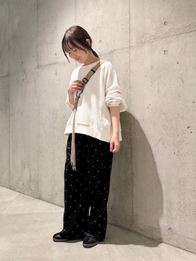 「URBAN RESEARCH Sonny Label（アーバンリサーチサニーレーベル）のアイテム（バッグ）」を使った、香織さん（レディース・154cm）の秋コーディネート