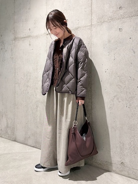 香織さん（レディース・154cm）の冬コーディネート