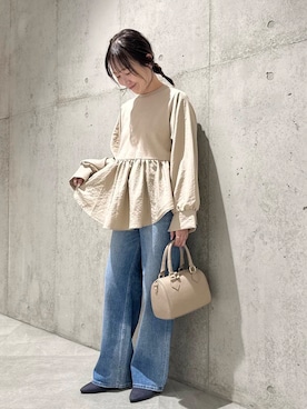 香織さん(レディース・154cm)の秋コーディネート