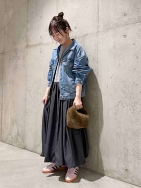 香織さん（レディース・154cm）の冬コーディネート