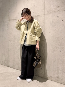 「FORK&SPOON（フォークアンドスプーン）のアイテム」を使った、香織さん（レディース・154cm）の春コーディネート