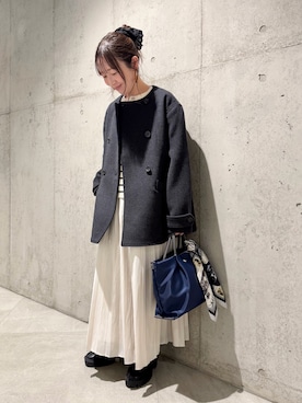 香織さん（レディース・154cm）の冬コーディネート