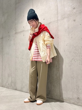 「FORK&SPOON（フォークアンドスプーン）のアイテム」を使った、香織さん（レディース・154cm）の春コーディネート