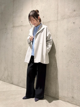 「FORK&SPOON（フォークアンドスプーン）のアイテム」を使った、香織さん（レディース・154cm）の春コーディネート