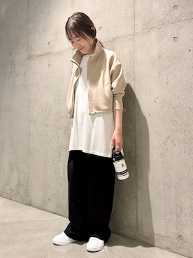 「アイテム（食器/キッチン）」を使った、香織さん（レディース・154cm）の秋コーディネート