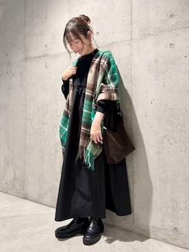 香織さん（レディース・154cm）の冬コーディネート