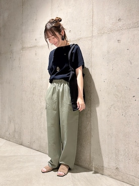 「URBAN RESEARCH Sonny Label（アーバンリサーチサニーレーベル）のアイテム」を使った、香織さん（レディース・154cm）の春コーディネート