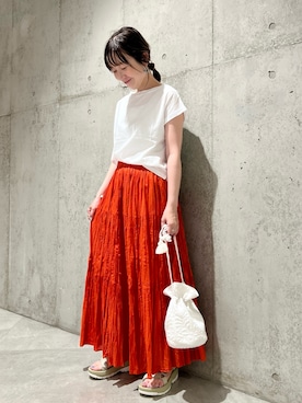 香織さん(レディース・154cm)の夏コーディネート