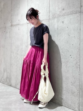 香織さん（レディース・154cm）の夏コーディネート