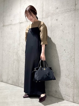 「アイテム（パンプス）」を使った、香織さん（レディース・154cm）の夏コーディネート
