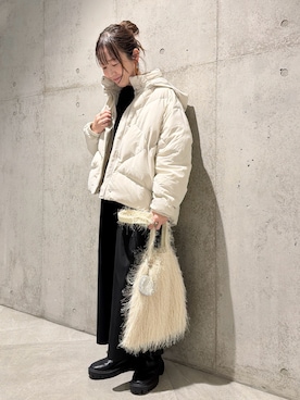 香織さん（レディース・154cm）の冬コーディネート