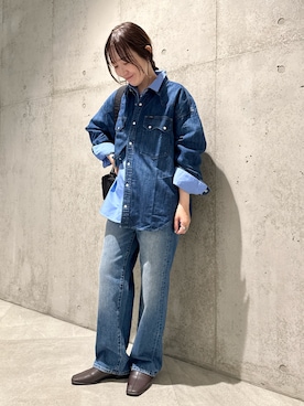 「LEE」｜香織さん（レディース・154cm）の秋コーディネート