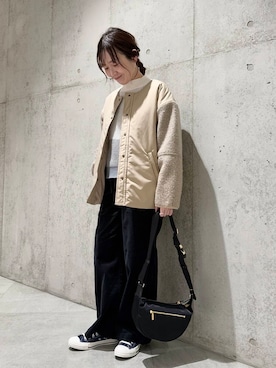 香織さん（レディース・154cm）の冬コーディネート