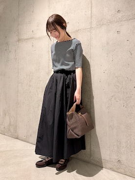 「URBAN RESEARCH Sonny Label（アーバンリサーチサニーレーベル）のアイテム（シューズ）」を使った、香織さん（レディース・154cm）の春コーディネート