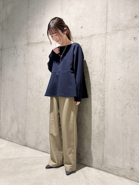 「FORK&SPOON（フォークアンドスプーン）のアイテム」を使った、香織さん（レディース・154cm）の春コーディネート