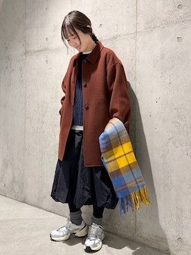 「冬コーデ」｜香織さん（レディース・154cm）の冬コーディネート