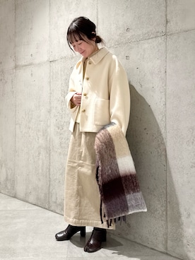 「URBAN RESEARCH Sonny Label（アーバンリサーチサニーレーベル）のアイテム」を使った、香織さん（骨格ストレート・レディース・154cm）の冬コーディネート